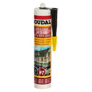 Герметик силиконовый Soudal Дом и хобби 109840 черный 280 мл