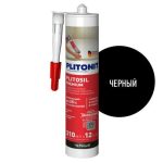 Герметик силиконовый PLITONIT plitosil Premium для влажных помещений 310мл черный