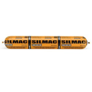 Герметик силиконовый для общестроительных работ Silmac Construction черный 590 мл