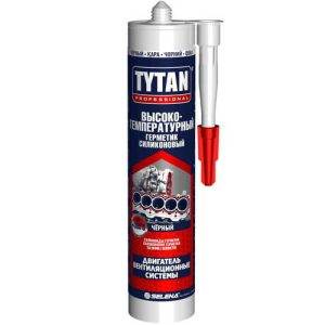 Герметик силиконовый Tytan Professional высокотемпературный черный 280 мл