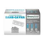 Утеплитель Green Planet Баня-Сауна специальное гидрофобное полиэфирное волокно - 1000*600*50мм 7.20000м2 0.360000м3