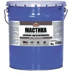 Мастика битумная гидроизолирующая МБГ Оптилюкс (5кг) ведро