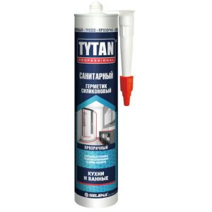Герметик силиконовый Tytan Professional санитарный бесцветный 280 мл