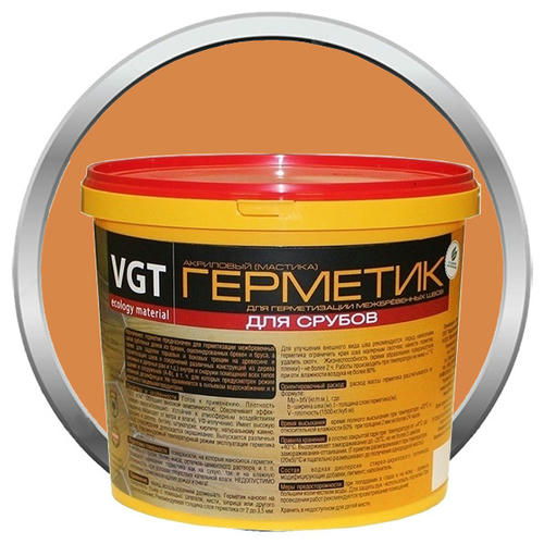 Герметик акриловый VGT для срубов орегон 7 кг