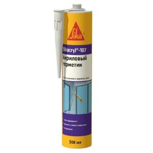 Герметик акриловый SIKA Sikacryl 107 310мл белый
