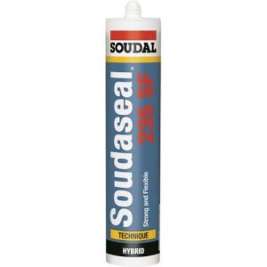 Клей-герметик эластичный Soudal Soudaseal 235 SF 101637 с прочным креплением белый 290 мл