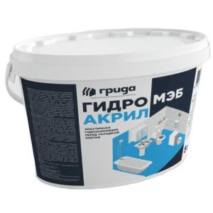 Мастика латексная Грида ГидроМЭБ Акрил 14 кг