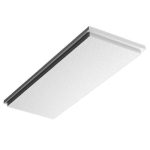 Панель акустическая TechnoSonus Akustiline Gamma кромка E24 RAL 9003 1200х600х15 мм