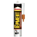 Герметик силиконовый Момент Гермент высокотемпературный красно-коричневый 300 мл мл