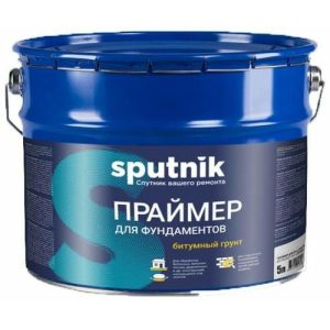 Грунт битумный (праймер) СПУТНИК (5л) ведро
