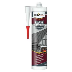 Герметик для кровли KIM TEC 310мл каучуковый чёрный