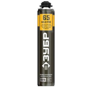 Пена монтажная мелкопористая Зубр Gold Pro 65 41157 850 мл