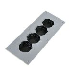 Подрозетник звукоизоляционный Ультракустик четырехпостовой