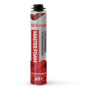 Пена монтажная профессиональная Sanz Pu Foam Master SA1030 65 B1 fire огнестойкая