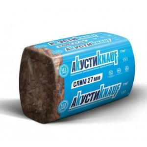 Теплоизоляция Knauf Insulation АкустиKnauf Слим 920х600х27 мм 20 плит в упаковке
