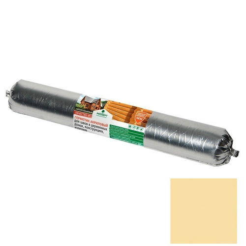 Герметик акриловый межшовный Prosept для деревянных конструкций сосна 0,6 л