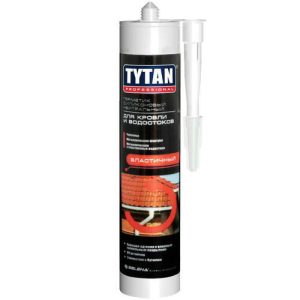 Герметик силиконовый Tytan Professional для кровли и водостоков коричневый 310 мл