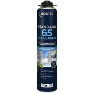 Пена профессиональная Bostik Standard All Seasons 65 всесезонная 800 мл