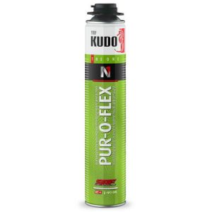 Пена полиуретановая монтажная Kudo Proff Pur-O-Flex высокоэластичная 1000 мл