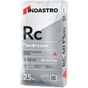 Ремонтный состав Индастро Профскрин RC40 FSm зимний финишный 25 кг