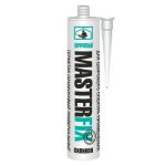 Герметик силиконовый MASTERFIX универсальный 280мл коричневый