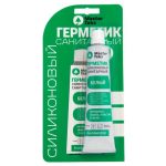 Герметик силиконовый MASTERTEKS PM санитарный белый 80мл