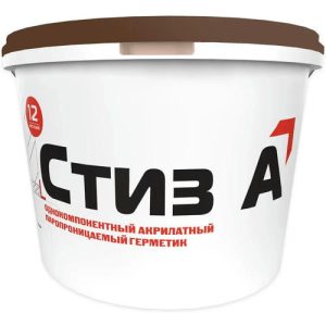 Герметик паропроницаемый Стиз А СТО 034-37547621-2016 RAL 8011 ведро 7 кг