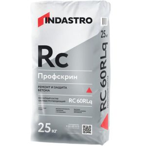 Ремонтный состав Индастро Профскрин RC60 RLq сверхбыстротвердеющий 25 кг