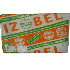 Утеплитель Izovol Izobel Л-25 от фуры 1000*600*50мм 4.80000м2 0.240000м3
