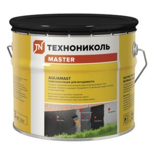 Мастика битумная Технониколь AquaMast для фундамента 3 кг