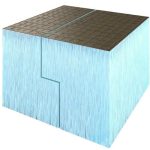 Панель Ruspanel RPG Basic на основе экструдированного пенополистирола L односторонняя 2485х585х80 мм