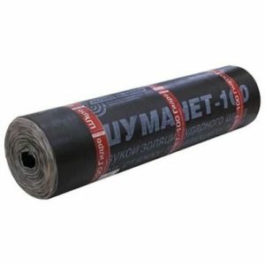 Стеклохолст рулонный звукоизоляционный Шуманет-100 Гидро 10000х1000х5 мм (10 м2)