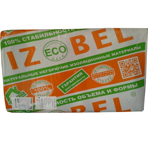 Утеплитель Izovol Izobel Л-25 - 1000*600*50мм 4.80000м2 0.240000м3