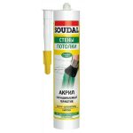 Герметик акриловый окрашиваемый Soudal Акрил 105877 белый 280 мл