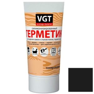 Герметик силиконизированный VGT венге 0,16 кг