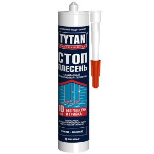 Герметик силиконовый Tytan Professional Стоп Плесень санитарный нейтральный белый 280 мл