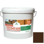 Герметик акриловый межшовный Prosept для деревянных конструкций орех 3 кг