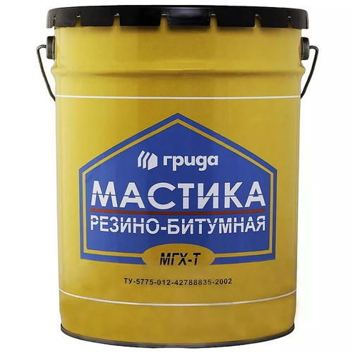 Мастика резино-битумная Грида МГХ-Т 21 кг