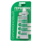Герметик силиконовый MASTERTEKS PM санитарный бесцветный 80мл