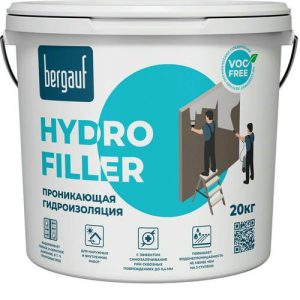 Гидроизоляция проникающая Bergauf Hydro Filler 20 кг