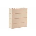 Кирпич облицовочный клинкер белый "Неаполь" гладкий 250*85*65мм стандартная стенка М300кг/см2 щелевой ЛСР Клинкер фасадный