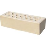 Кирпич облицовочный пшеничное лето гладкий 250*85*65мм стандартная стенка М150кг/см2 щелевой Керма