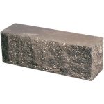 Кирпич облицовочный брусок угловой шоколад скол скала 225*50*88мм М250кг/см2 полнотелый Судогодский