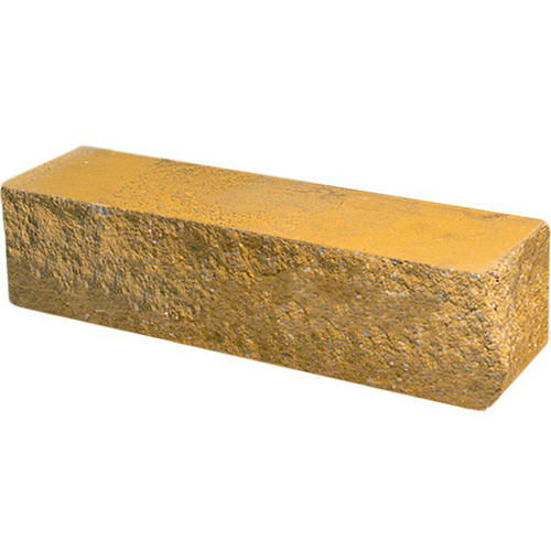 Кирпич облицовочный брусок угловой желтый скол классический 225*60*65мм М250кг/см2 полнотелый Судогодский