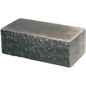 Кирпич облицовочный ложок черный скол классический 250*100*88мм М250кг/см2 полнотелый Судогодский