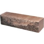 Кирпич облицовочный брусок терракотовый скол скала 250*50*65мм М250кг/см2 полнотелый Судогодский