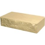 Кирпич облицовочный ложок соломенный скол скала 250*90*65мм М250кг/см2 полнотелый Судогодский