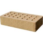 Кирпич облицовочный медовый бархат 250*120*65мм утолщенная стенка 20мм М200кг/см2 щелевой Железногорск