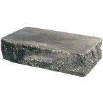 Кирпич облицовочный угловой черный скол скала 225*90*65мм М250кг/см2 полнотелый Судогодский