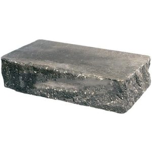 Кирпич облицовочный угловой черный скол скала 225*90*65мм М250кг/см2 полнотелый Судогодский